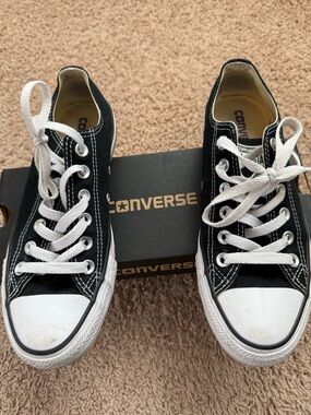 Converse Black & White Low Top All Star Sneakers